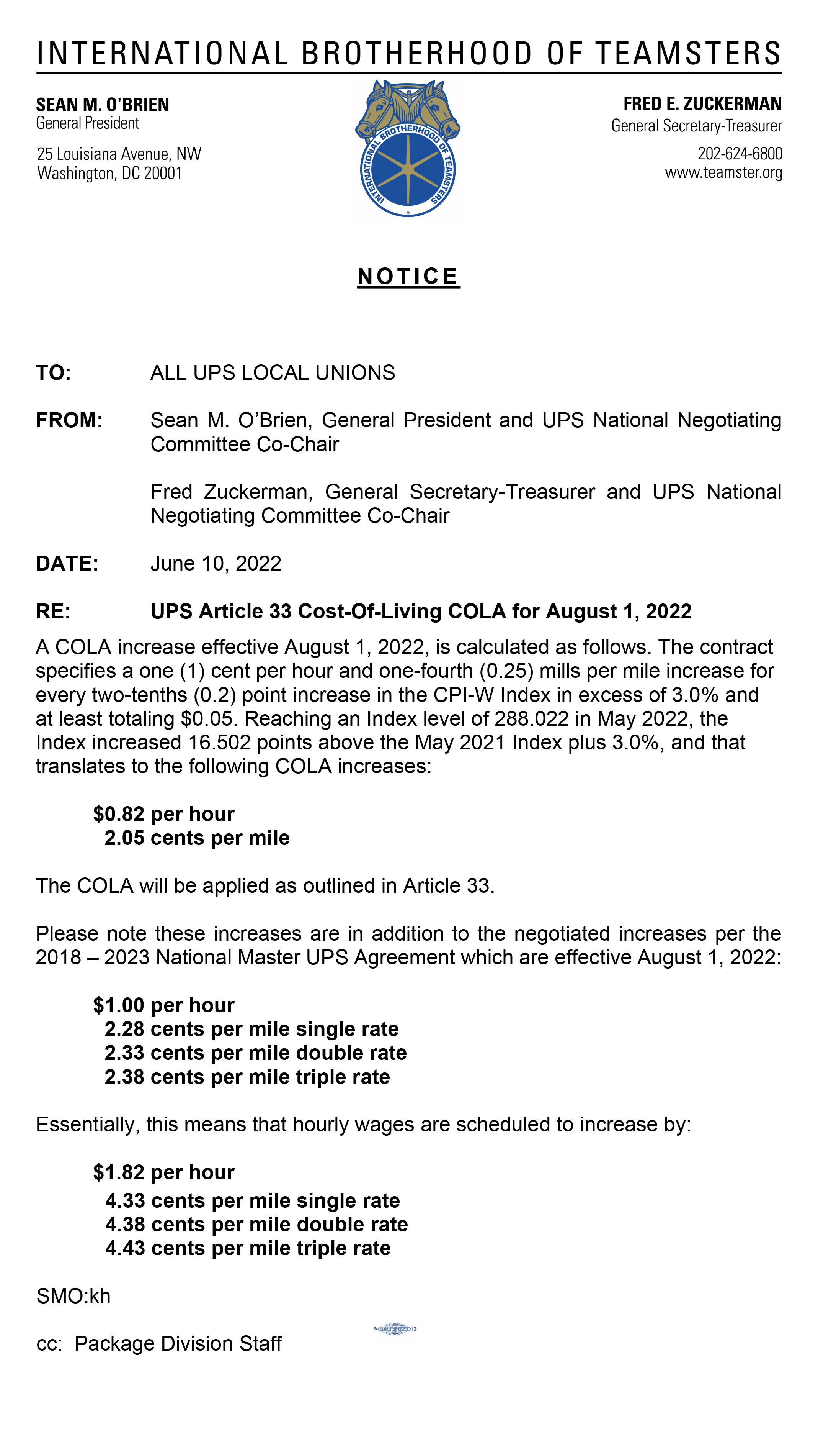 UNION MEETING MINUTES 2010-05-05 MAY.wps - Branch 3825